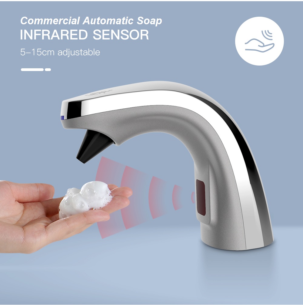 Touchless soap dispenser commercial